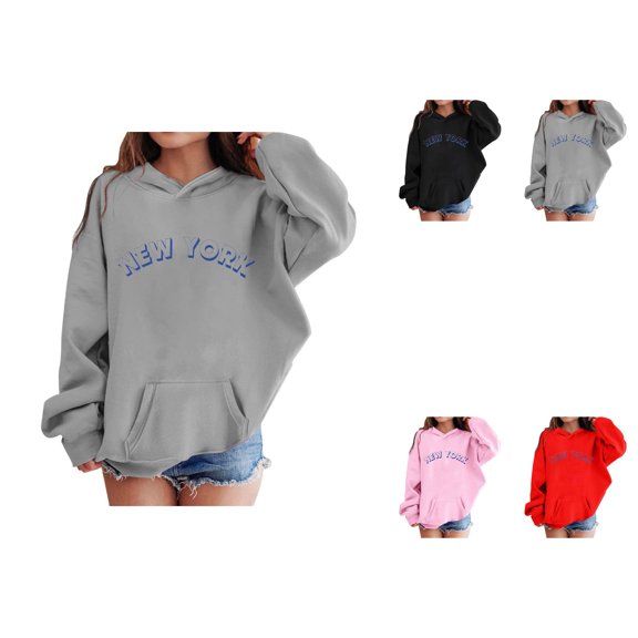 Kids Girls Sports Shirt Boy Girl Casual Hoodie Pullover Hooded Sweatshirt With Pocket Suitable For Teen Girls Boys