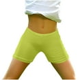thumbnail image 1 of Kids Girls Summer Shorts Solid Color Cotton Breathable Stretch High Waist Leggings Shorts Casual Lightweight Comfy Running Workout Gym Shorts, 1 of 4