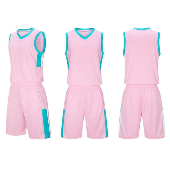 Kids Girls Summer Tracksuits Basketball Football Outfits Breathable Athletic Tank Top Shorts Set for Boys 4-14 Years