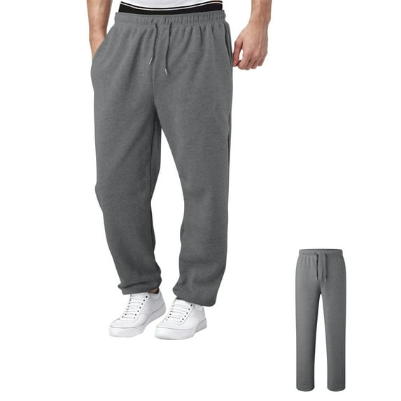 Kids Boys Sweatpants Girls Athletic Joggers with Pockets Drawstring Casual Pants Grey Pants for Boys Sweatpants Boys 7-8 Years