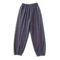 thumbnail image 1 of Kids Girls Sweatpants Toddler Athletic Pants with Pockets Drawstring Trousers Pants for Boys Girls Size 4-5 Years Pants, 1 of 4
