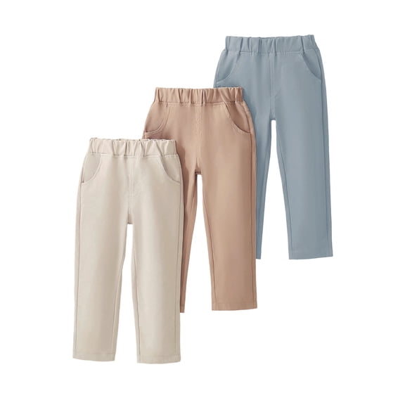 Kids Girls Sweatpants Toddler Boy Jogger Pants With Pockets Adjustable Drawstring Basic Boys Sweatpants Boys Pants Size 4-5 Years