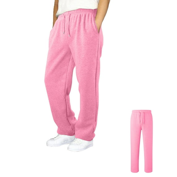 Kids Girls Sweatpants Toddler Boy Jogger Pants with Pockets Adjustable Drawstring Trousers Pink Boys Sweatpants Girls Size 9-10 Years Pants