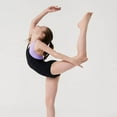 thumbnail image 1 of Kids Girls Swim Suits Bathing Suit One Piece Black Swimsuit Gymnastics Leotard Beach Swimwear Bathing Suit 4T, 1 of 5