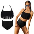 thumbnail image 1 of Kids Girls Swimsuits 2 Piece Backless Halter Girls Swim Suits with Chest Pad Girls' Swimwear 9-10 Years, 1 of 5