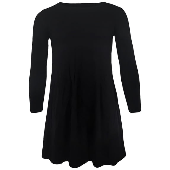 Kids Girls Swing Dress Plain Color Dance Party Fashion Summer Dresses 3-13 Years