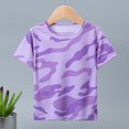 thumbnail image 1 of Kids Girls T Shirts Color Short Sleeve Shirts For Girls Crewneck Girl Summer Clothes Birthday Gifts For 3-4 Years Girls Cute&nbsp;Girl&nbsp;Clothing, 1 of 2