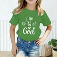 thumbnail image 1 of Kids Girls T Shirts Letter Short Sleeve Shirts For Girls Casual Girls Summer Clothes Girls Clothing Size 2-4 Years Cute&nbsp;Girl&nbsp;Clothing, 1 of 3