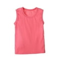 thumbnail image 1 of Kids Girls Tank Tops Toddler Little Girls Undershirts Cotton Sleeveless Summer Shirts 2-9 Years, 1 of 5
