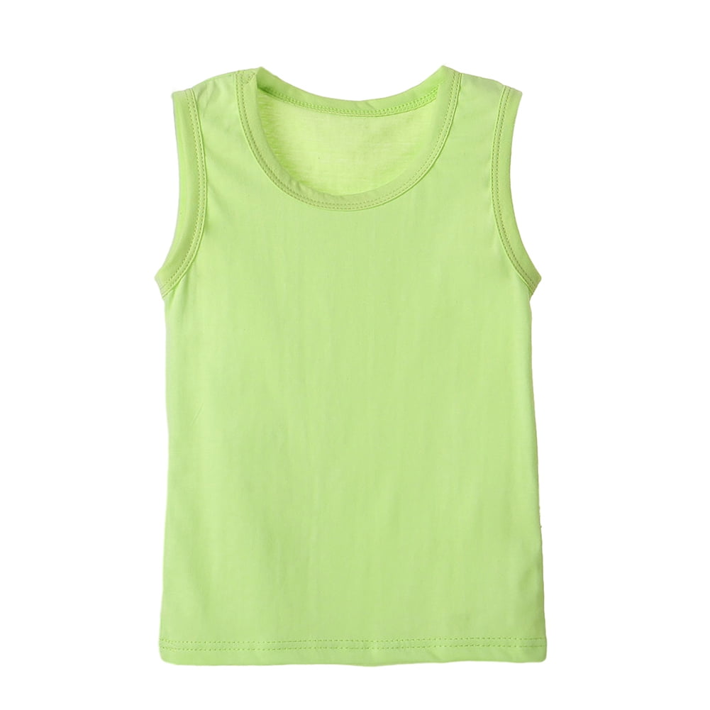 Kids Girls Tank Tops Toddler Little Girls Undershirts Cotton Sleeveless