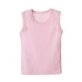 thumbnail image 1 of Kids Girls Tank Tops Toddler Little Girls Undershirts Cotton Sleeveless Summer Shirts 2-9 Years, 1 of 7
