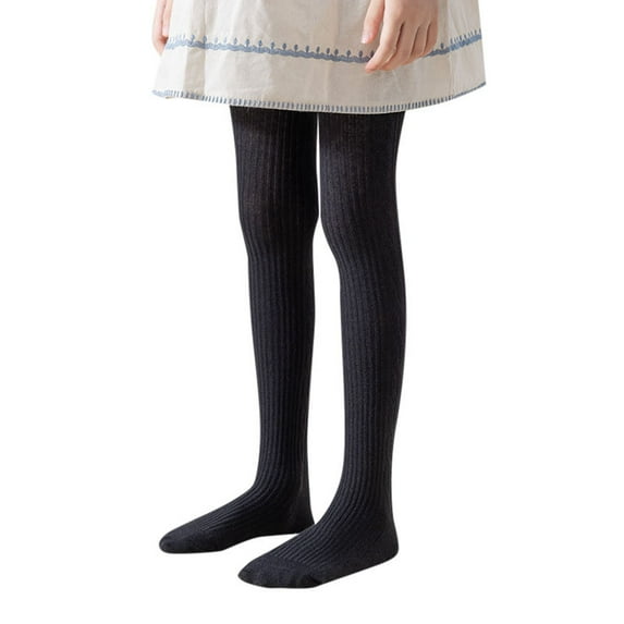 Kids Girls Tights Cotton Girls Boot Socks Cable Knit Footed Pantyhose Girl Sports Socks Baby Stockings Toddler Leggings