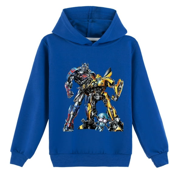 Kids Girls Transformers Spring Autumn Pullover Hoodies Long Sleeve Sweatshirt Tops for Children's Clothings