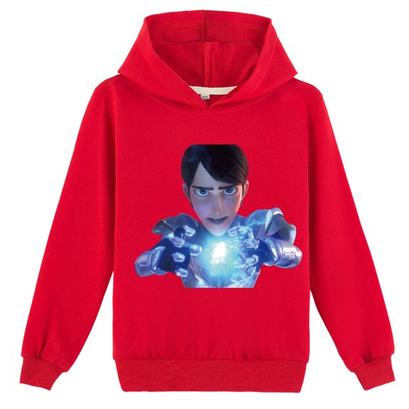 Kids Girls Trollhunters Spring Autumn Pullover Hoodies Long Sleeve Sweatshirt Tops for Children's Clothings