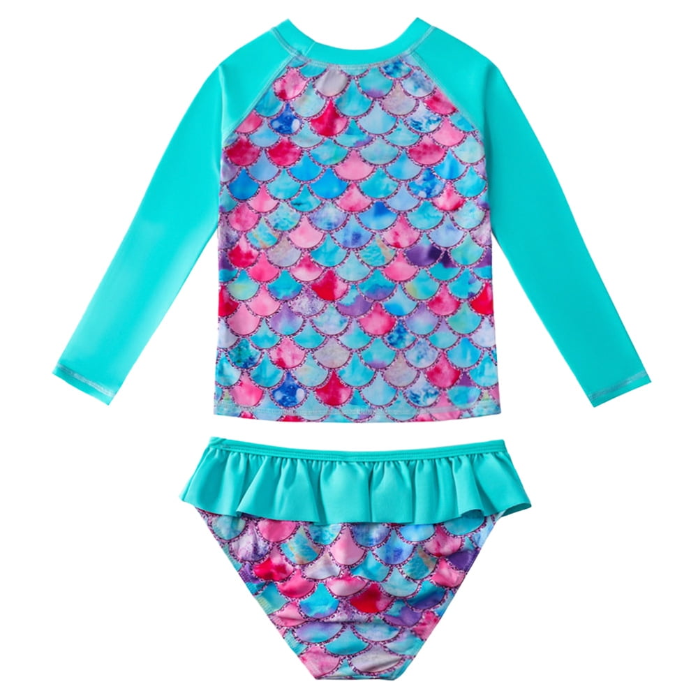 Kids' Long Sleeve Swimsuit 2-Piece Set