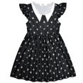 thumbnail image 1 of Kids Girls Black Casual Dresses Ruffle Sleeve 4-8Y, 1 of 6