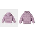 thumbnail image 1 of Kids Girls Winter Coat,Puffer Jackets for Girls with Pocket Zip Up Light Purple Winter Coat Warm Windproof Kids Down Jacket Boys Jackets Size 6-7 Years, 1 of 4