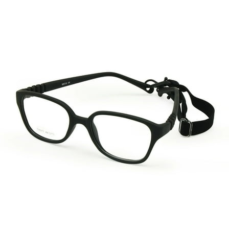 Kids Glasses Frame with Strap Bendable Glasses Frame Children Glasses Boys & Girls One-piece No Screw Age 2-3Yrs Size 44