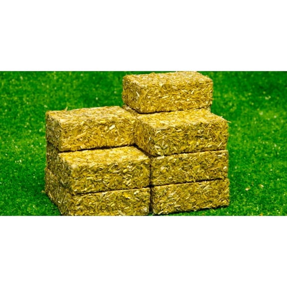 Kids Globe 1/32 Rectangular Straw Bales Set Of 4 by Kids Globe 610704