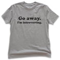 thumbnail image 1 of Kids Go Away I'm Introverting T-shirt, Youth Kids Boy Girl T-Shirt, Awkward Shirt, Introvert Shirt, Dark Heather Gray, Large, 1 of 4