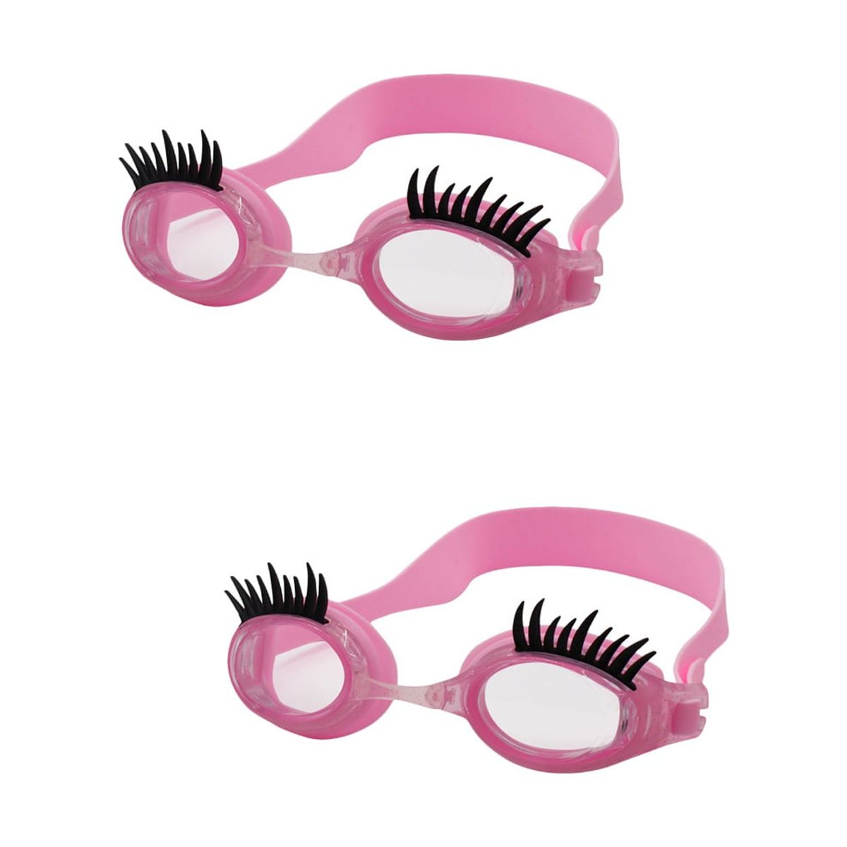 Kids Goggles for Swimming Safety 2 Count Glasses Eyelash Children