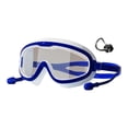 thumbnail image 1 of Kids Goggles with Comfort Fabric Strap,nose clip and earplugs Kids Swim Goggles Wide View Anti-Fog/UV No Leaking Swimming Goggles for 3-16, 1 of 7