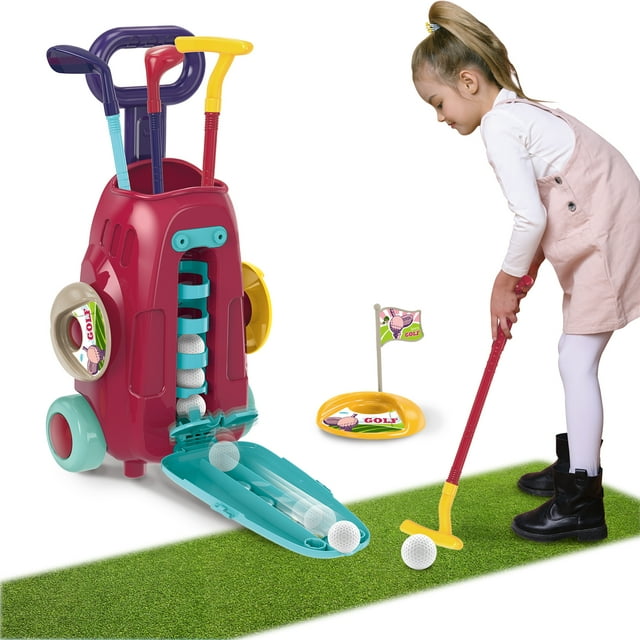 Kids Golf Club Set Toddler Golf Ball Game Play Set Sports Outdoor