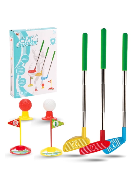 Kids Golf Set, Mini Golf Set for Children, Golf Ball Game Play Set for Toddlers, Sport Toys Outdoor Toys Birthday Gifts for Boys Girls 3 4 5 6 Ages Year Old