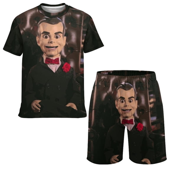 Kids Goosebumps Short Sleeve T-Shirt And Shorts Outfit Set Athletic Mesh Shorts Set for Boys