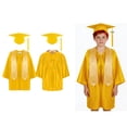 thumbnail image 1 of Kids Grad Gowns Kindergarten Graduation Cap and Gown with 2026 Tassel Yellow Graduation Cap and Gown Graduation Photography Outfit 3-4 Years, 1 of 7