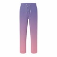 thumbnail image 1 of Kids Gradient Sweatpants, Drawstring Waist Straight Leg Casual Trousers, Soft Stretchy Everyday Bottoms for Boys and Girls, 1 of 5