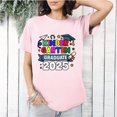 thumbnail image 1 of Kids Graduate 2025 T-shirt, Fun Kindergarten Graduation Shirt by Textualize, for men & women, up to size 5XL, 1 of 3