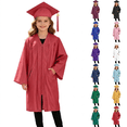thumbnail image 1 of Kids Graduation Gown and Cap Set, Unisex Preschool Kindergarten Doctoral Robe with Pockets and 2026 Tassel for Girls Boys Zipper Ceremony Graduation Outfits 2-12Y Valentines Party Birthday Gifts, 1 of 8
