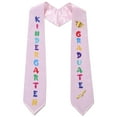 thumbnail image 1 of Kids Graduation Stole Sash Preschool Kindergarten Printed 40'' Long for Boys and Girls, Pink, 1 of 8