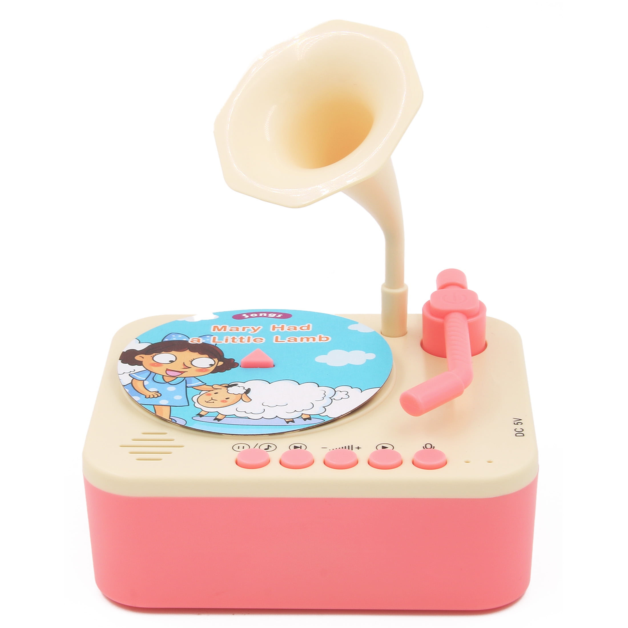 Gramophone éducatif Pour Enfants 3-5 Ans Avec 84 Cartes - Histoires, Chansons, Vocabulaire, Jouet Interactif
