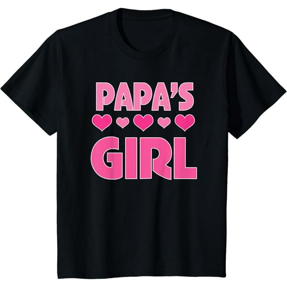Kids Granddaughter Papas Girl T-Shirt