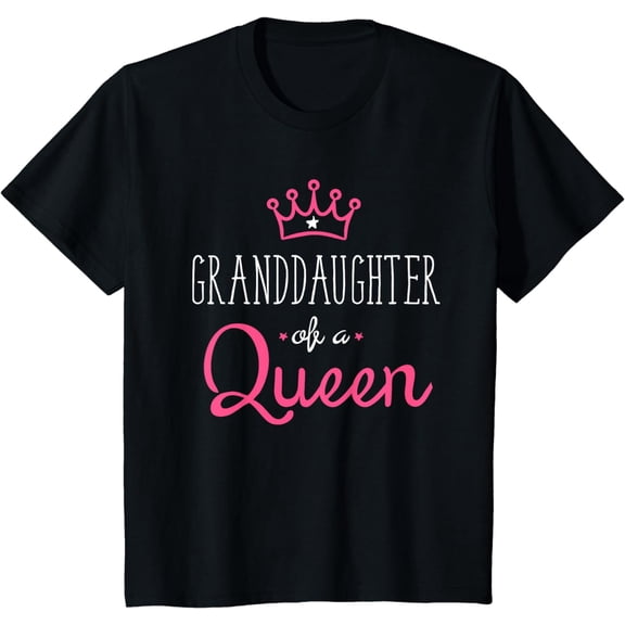 Kids Grandma Granddaughter Shirts Matching Queen Princess T Shirt