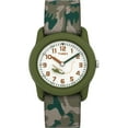 thumbnail image 1 of Kids' Green Analog Watch, Camo Elastic Fabric Strap, 1 of 6