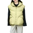 thumbnail image 1 of Kids Green Vest Jacket Sleeveless Jacket Waistcoat Outwear Lightweight Warm Down Coat Toddler Puffer Vest 13-14 Years, 1 of 2