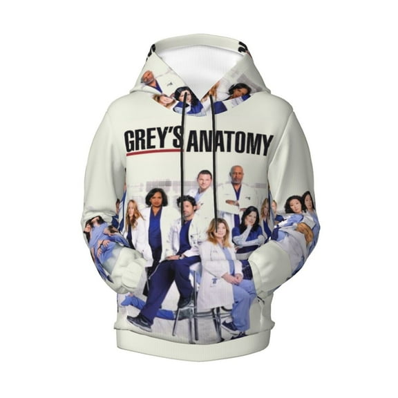Kids Greys Anatomy Pullover Hoodie Realistic 3d Print Graphic Hooded Sweatshirts With Drawstring