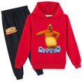 thumbnail image 1 of Kids Grizzy And The Lemmings Pullover Hoodie and Sweatpants Tops Hooded Sweatshirt Outfits for Boys Girls, 1 of 3