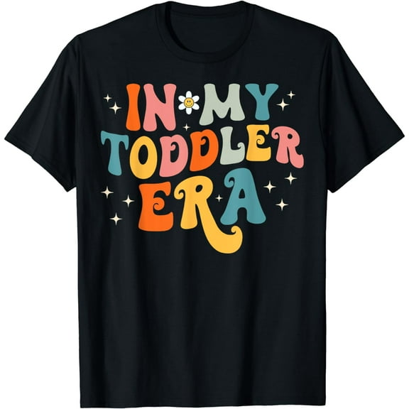 Kids Groovy Retro In My Toddler Era Boys Girls T-Shirt