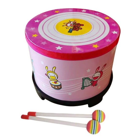 Kids Ground Floor Drum Hand Drum Tambourine Handheld Percussion Instrument