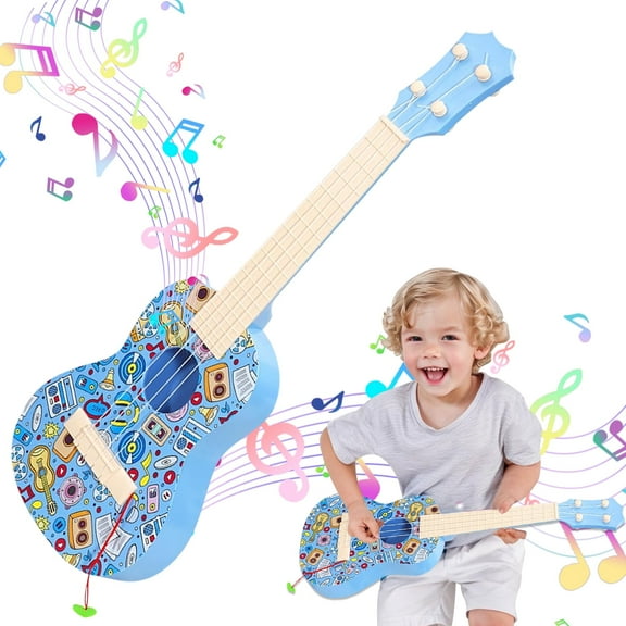 Kids Guitar Toy, Musical Instruments Learning Educational Toys, Guitar Toys Toy for Toddler Kid Boys Children Age 4 5 6 7 8 9 10 Year Old