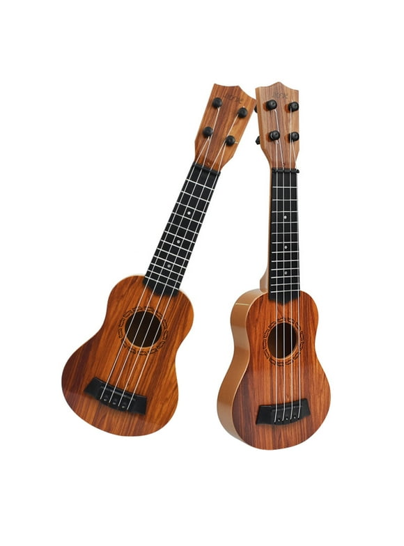 Kids Guitar Ukulele Beginner Musical Instrument 15 Inches with 4 Strings Mini Guitar for Skill Improving Kids Play Early Educational Pre School Children Toddler