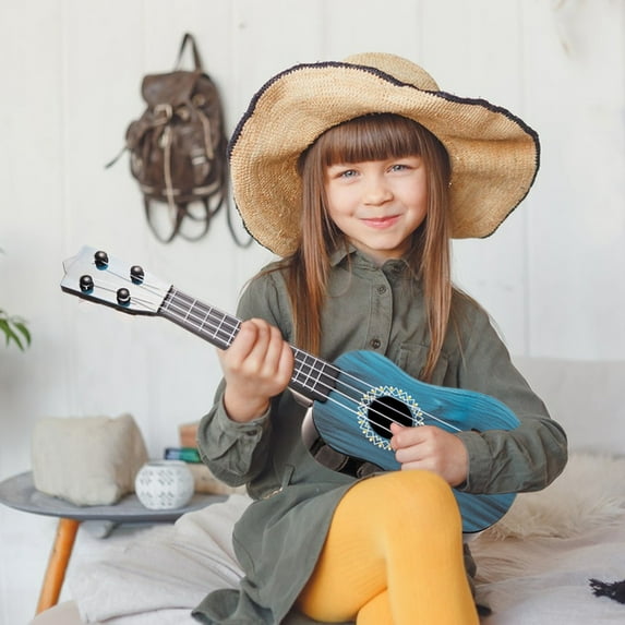 Kids Guitar Ukulele,Beginner Musical Instrument,Pick Early Education Enlightenment Toy for Toddlers Ages 3 and Up
