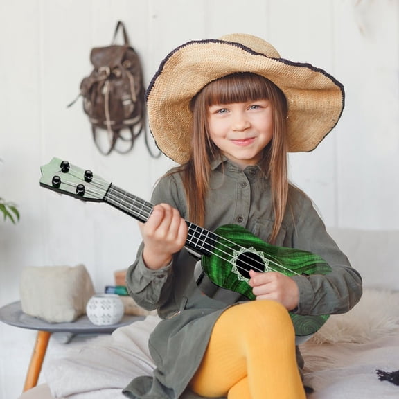 Kids Guitar Ukulele,Beginner Musical Instrument,Pick Early Education Enlightenment Toy for Toddlers Ages 3 and Up