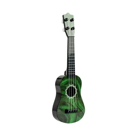 Kids Guitar Ukulele for Toddlers 3-5 - 16 Inch Starry Sky Junior Guitar Musical Instrument Toy for Beginner Boys Girls with Fret Markers and Pick - Educational Music Gifts (Green)
