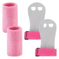 Kids Gymnastics Grips and Wristbands Set Comfortable Wrist Support Gym Gloves