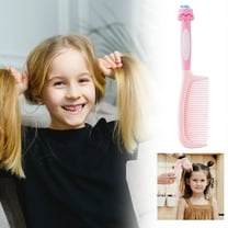 Kids Hair Brush Detangling Comb Soft Silicone Handle Gentle Styling Tool For Girls Boys Toddler Children Daily